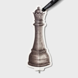 IF Eclectionery Chess Flat Kalem Ayraç