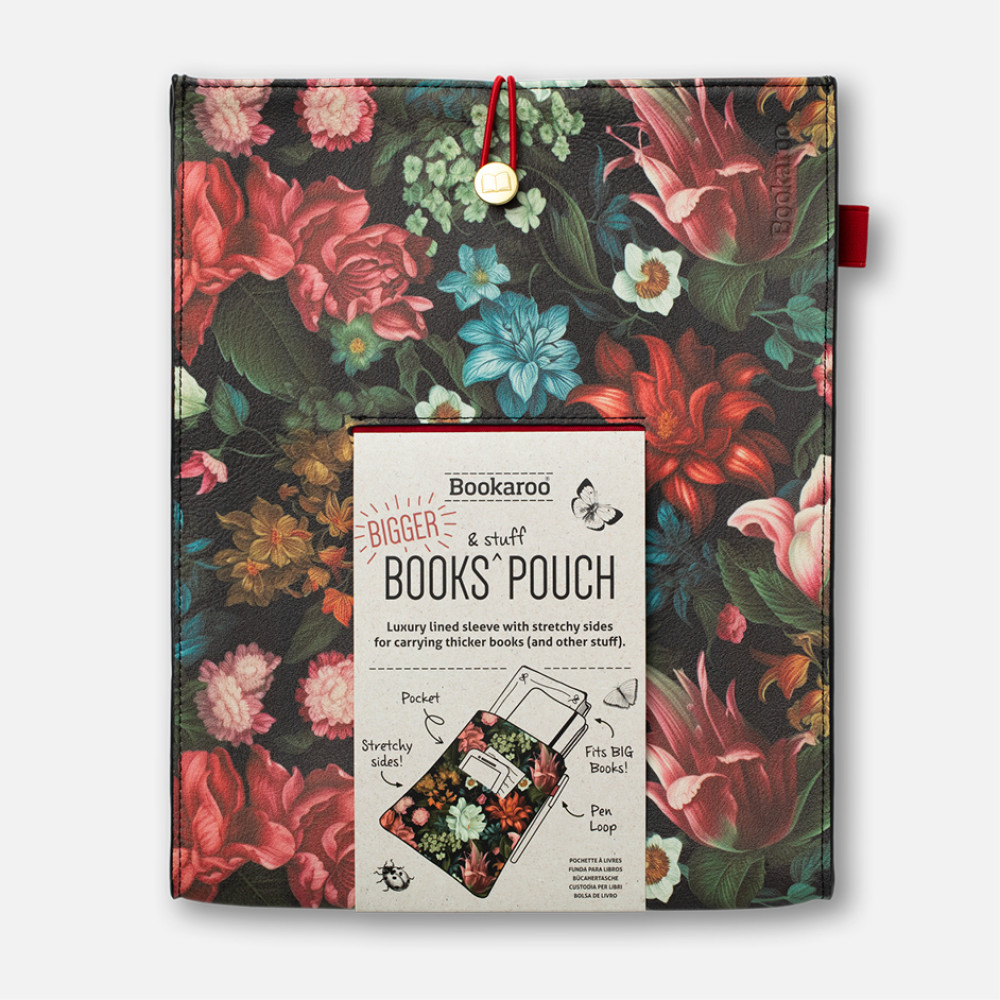 IF Bookaroo Dark Floral Kitap Kılıfı