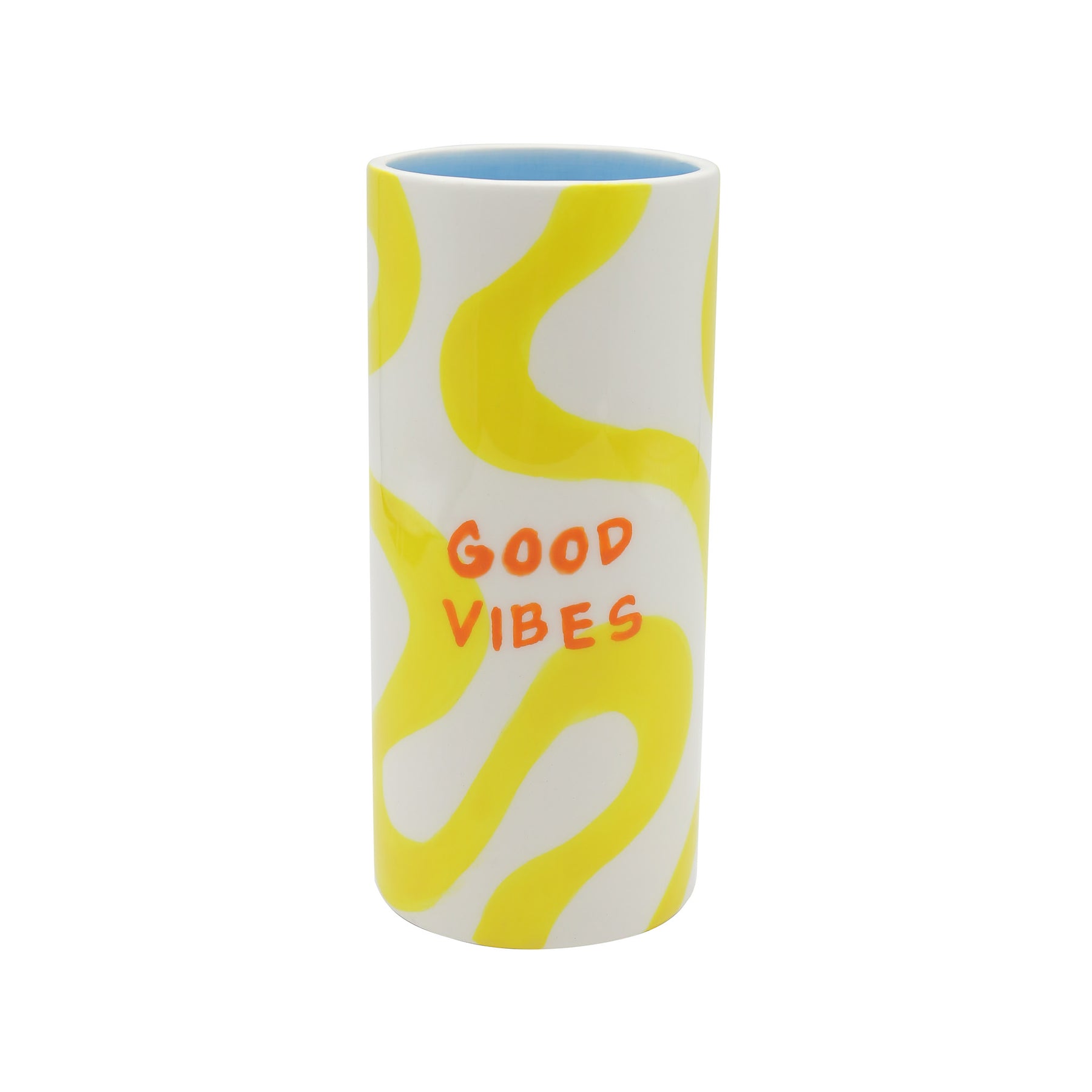 Que Rico - Antonella Good Vibes El Boyaması Vazo