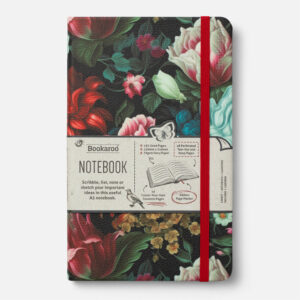 IF Bookaroo Dark Floral A5 Defter