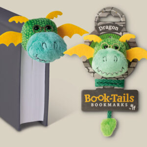 IF BookTails Ejderha Peluş Kitap Ayracı