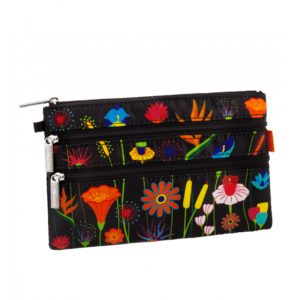 Pylones 3 Fermuarlı Çanta - Zip It - Jardin Fleuri