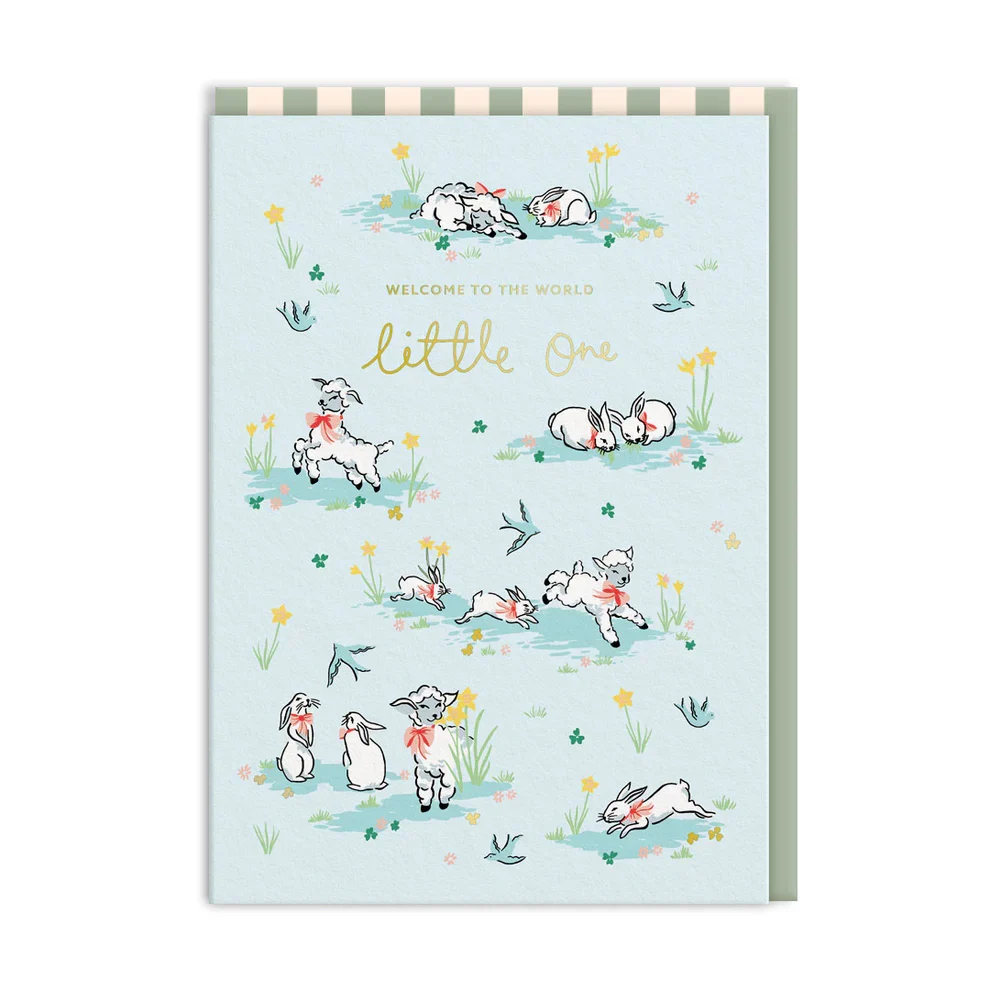 Ohh Deer Cath Kidston A6 Hello Little One Lambs