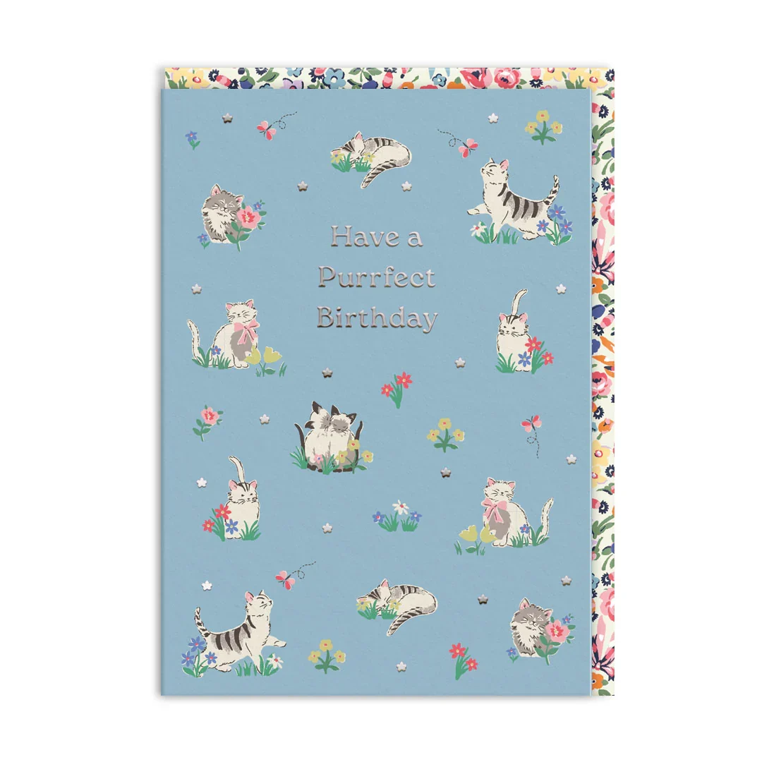 Ohh Deer Cath Kidston A6 Kart Purrfect Birthday Kittens