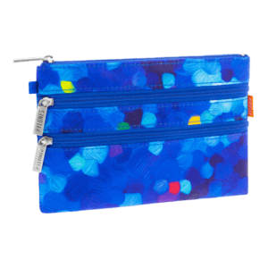 Pylones 3 Fermuarlı Çanta - Zip It - Blue Palette