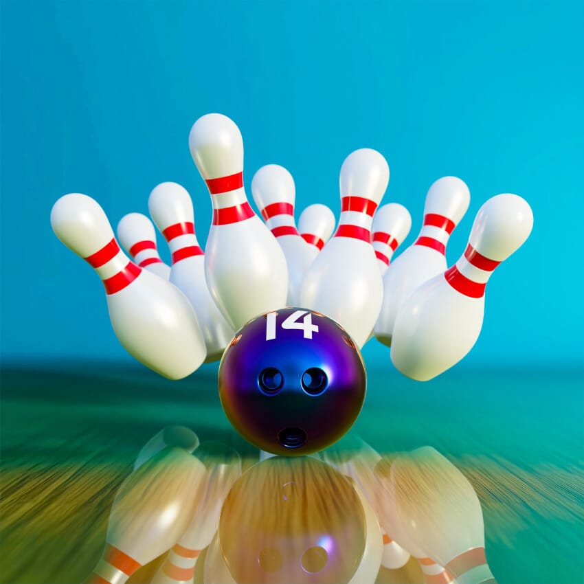 Bowling Anahtarlık