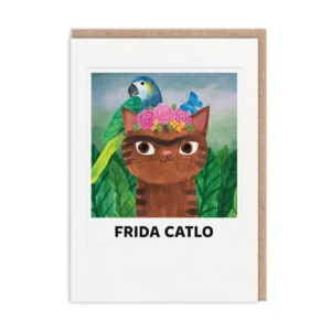 Ohh Deer Angela Rozelaar 7x5 Frida Catlo Kartı
