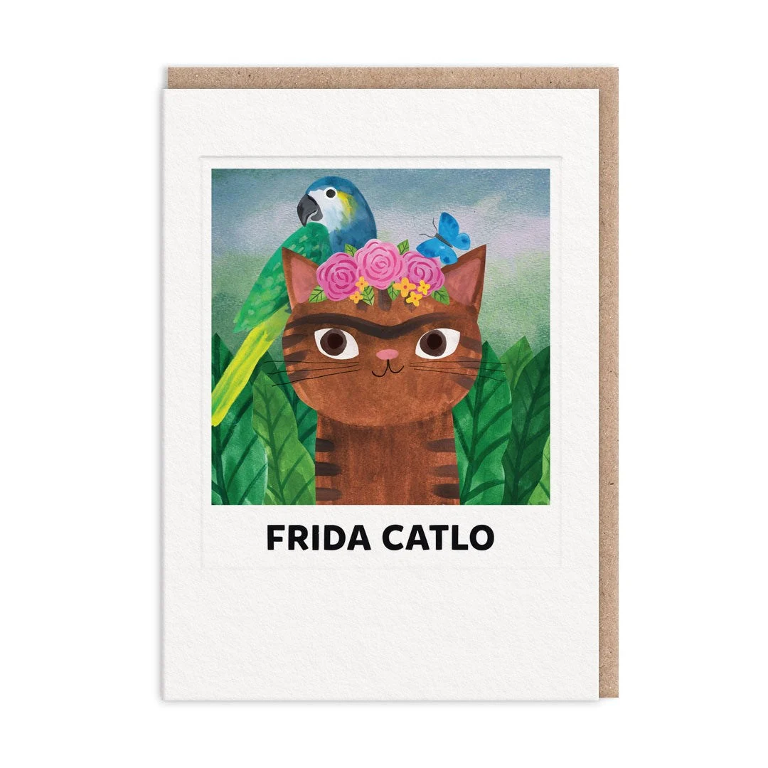 Ohh Deer Angela Rozelaar 7x5 Frida Catlo Kartı