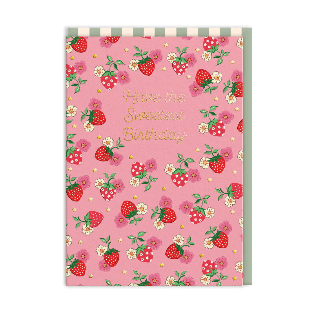 Ohh Deer Cath Kidston A6 Sweetest Birthday Strawberry