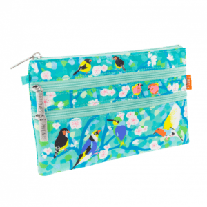 Pylones 3 Fermuarlı Çanta - Zip It - Birds