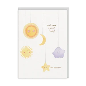 Ohh Deer E. Frances Paper A6 Welcome Sweet Baby