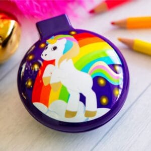 Pylones Aynalı Katlanabilir Saç Fırçası - Lady Retro - Unicorn