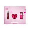 Inuwet Miss Cherry Set -Pembe Saç Tokası, Kiraz Kokulu Parfüm ve Kiraz Aromalı Dudak Nemlendiricisi