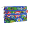 Pylones 3 Fermuarlı Çanta - Zip It - Fleurs D'eau