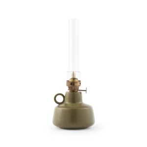 Olive Handled Oil Lamp