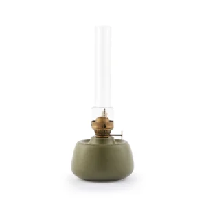 Olive Plump Oil Lamp