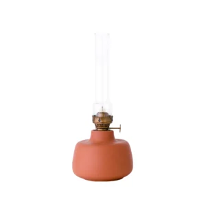 Tan Plump Oil Lamp