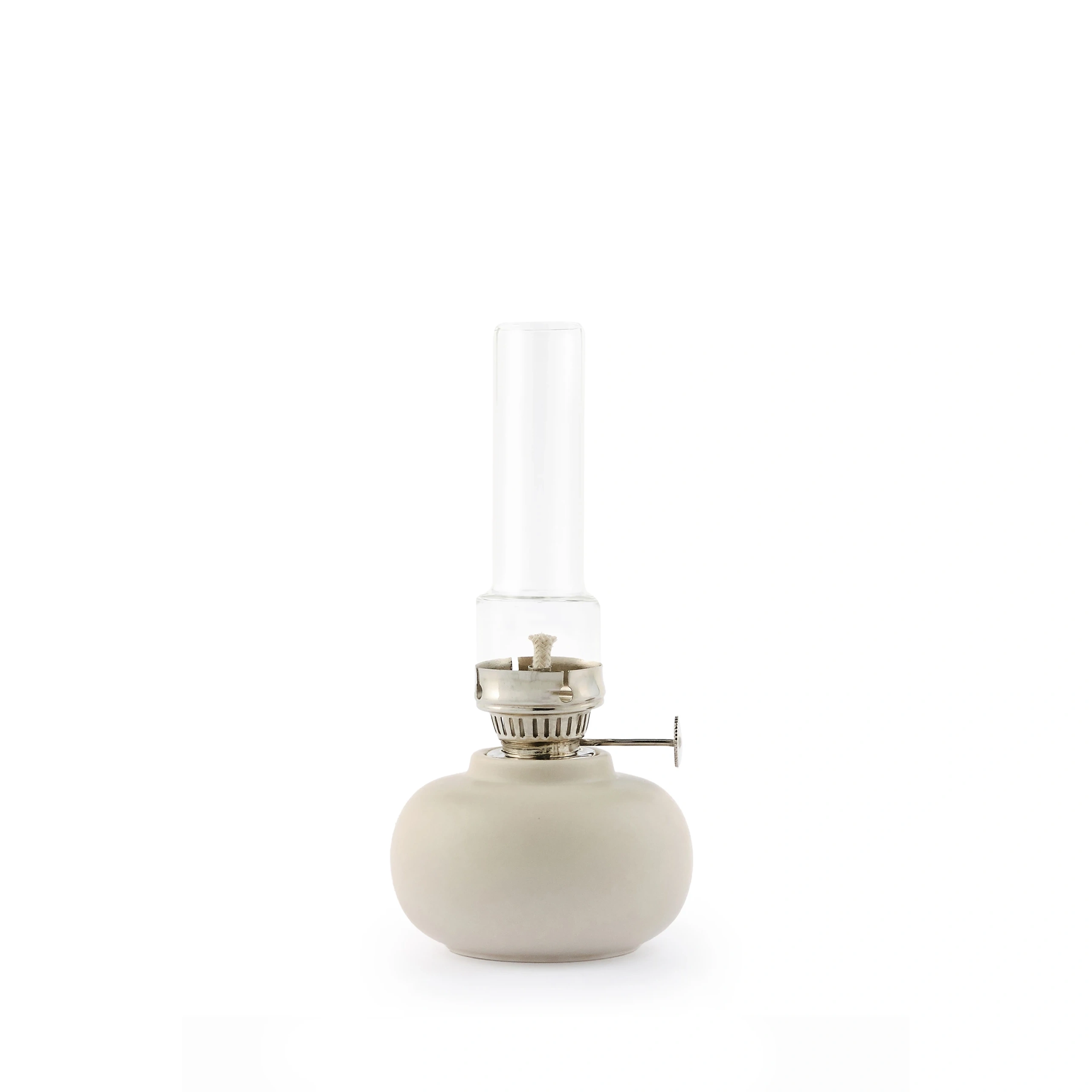 Oat Pebble Oil Lamp