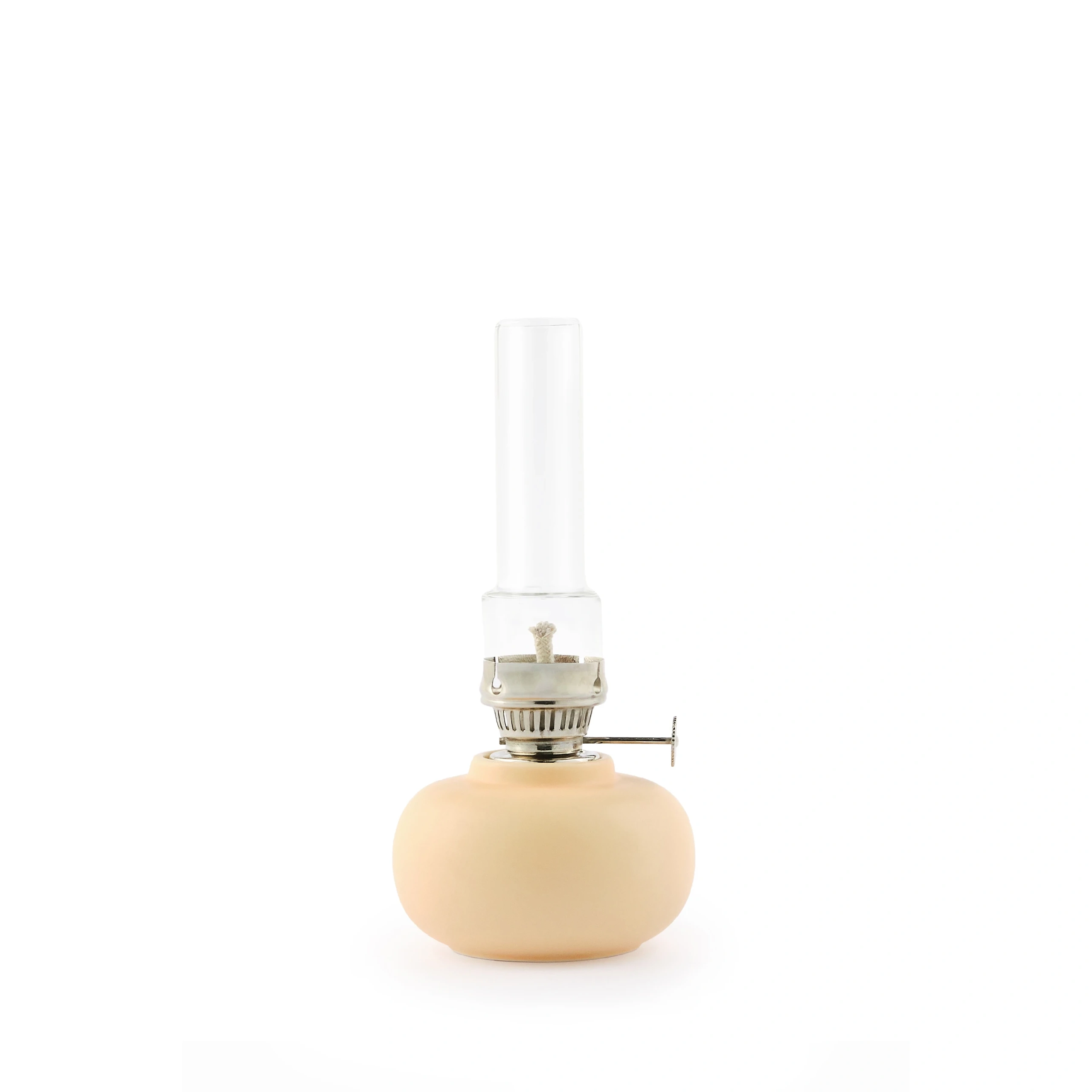 Butter Pebble Oil Lamp