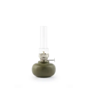 Olive Pebble Oil Lamp