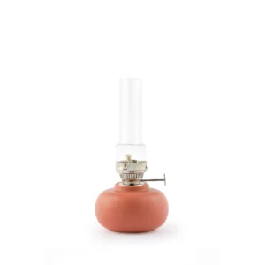 Tan Pebble Oil Lamp