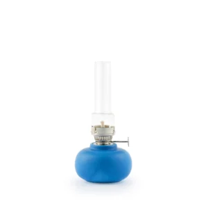 Azure Pebble Oil Lamp
