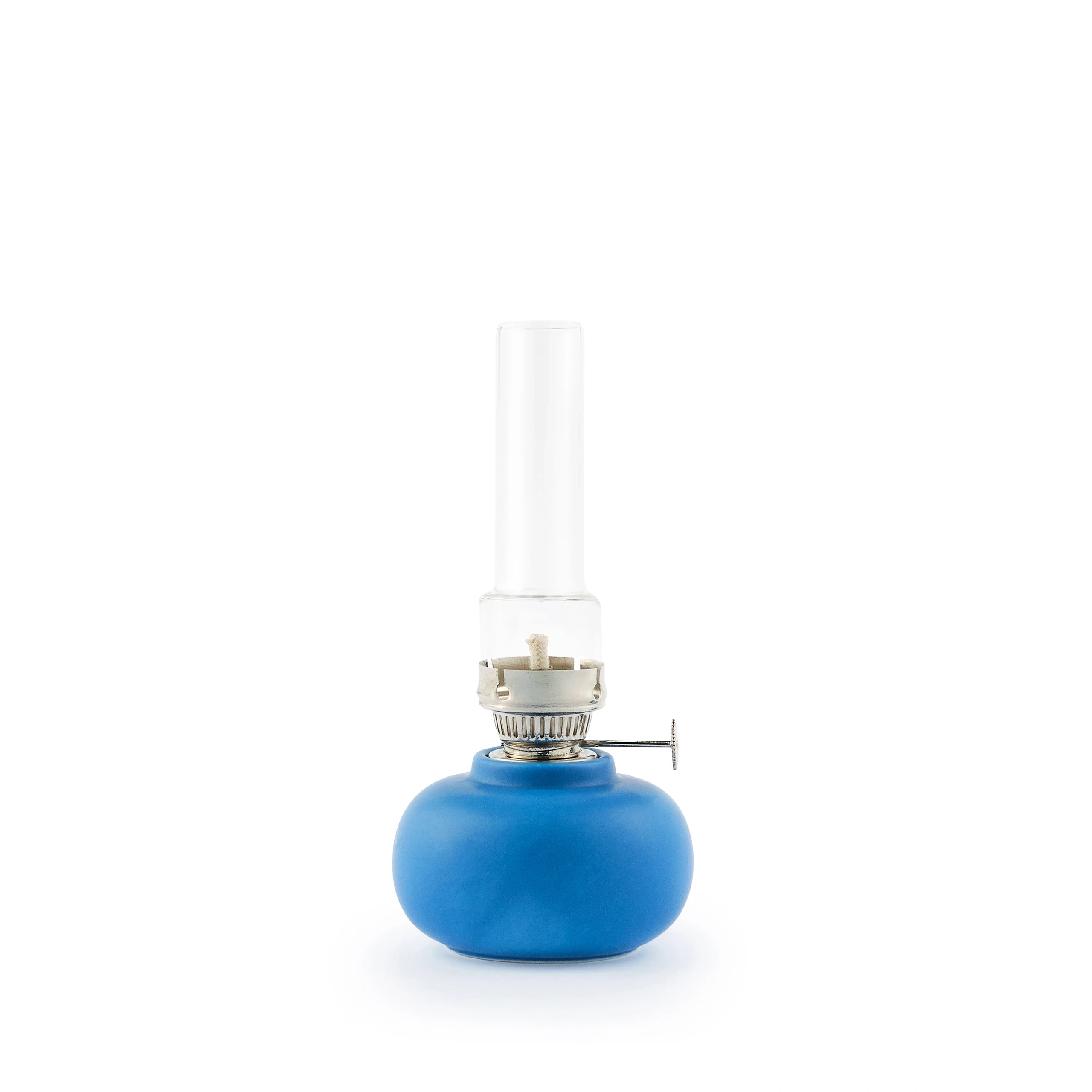 Azure Pebble Oil Lamp