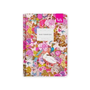 Ohh Deer V&A A5 Sert Kapak Defter Neon Floral Peacock 192 Sayfa