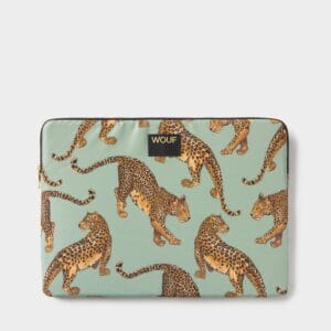 Wouf Emerald Leopard - Laptop Kılıfı 15" & 16"
