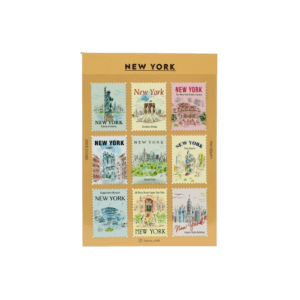Pansy Daisy L'après Postage Stamp Sticker Seti NYC 1