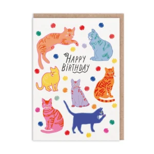 Ohh Deer Hartland Brooklyn A6 Happy Birthday Cats