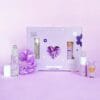 Inuwet Miss Peony Set - Mor Saç Tokası, Şakayık Kokulu Parfüm ve Marshmallow Aromalı Dudak Nemlendiricisi