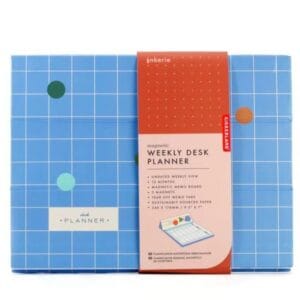 Kikkerland Inkerie Retro Haftalık Masa Planlayıcı