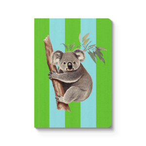 Ohh Deer Premium Yumuşak Kapak  A6 Çizgili Defter - Striped Koala