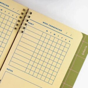 Kikkerland Habit & Goals Tracker Defteri