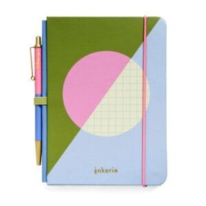 Kikkerland Inkerie Kareli Mini Defter Kalem Seti