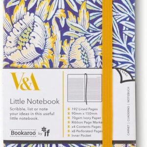 IF Bookaroo Pocket A6 Çizgili Defter Morris Tulip Willow