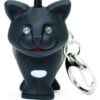 Kikkerland LED Işıklı Siyah Kedi Anahtarlık