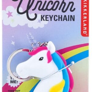 Kikkerland Unicorn LED Işıklı Sesli Anahtarlık