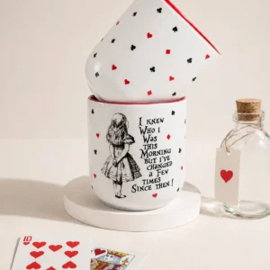 Alice in Wonderland Seramik Kulpsuz Kupa (Alice)