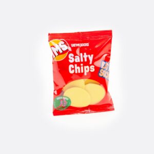 Eat My Socks Salty Chips Red Yetişkin Çorap