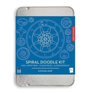 Kikkerland Spiral Doodle Kit Şablon