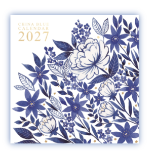 China Blue Orchard Design 2027 Aylık Duvar Takvimi