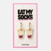 Eat My Socks Instant Ramen Küpe