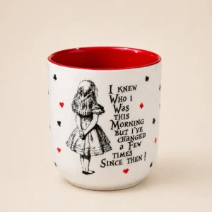 Alice in Wonderland Seramik Kulpsuz Kupa (Alice)