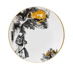 Cheshire Kedisi Porselen Pasta Tabağı