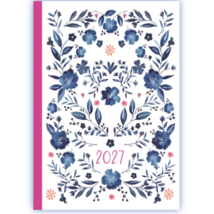 Fashion Diary Blue Willow A6 2027 Haftalık Ajanda