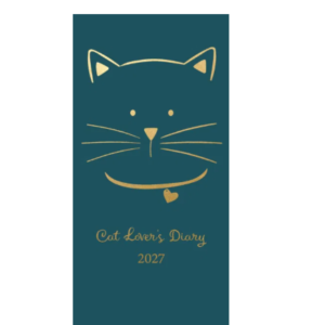 Fashion Diary Cat Lover Slim 2027 Haftalık Ajanda