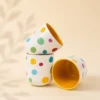 Dots Kulpsuz Americano Kahve Fincanı (Seramik)