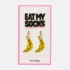 Eat My Socks Banana Küpe
